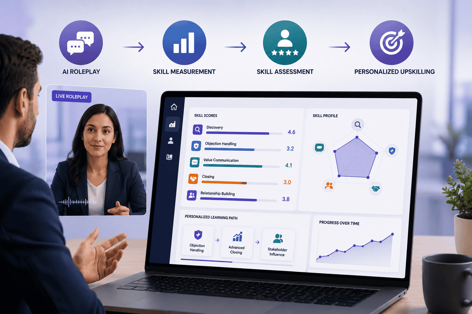 How AI roleplay programs work, explained for HR leaders.